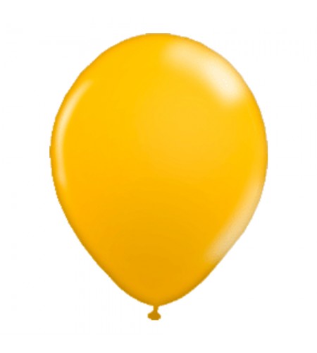 Balão Látex Liso Amarelo Forte